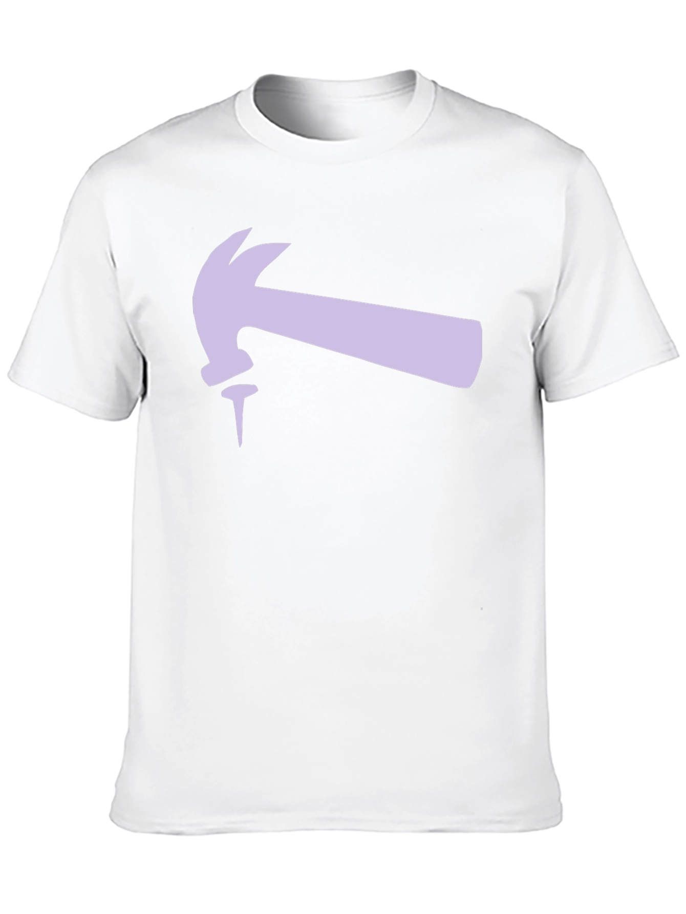 Hammer and Nail Graphic Tee - Black Cotton T-Shirt