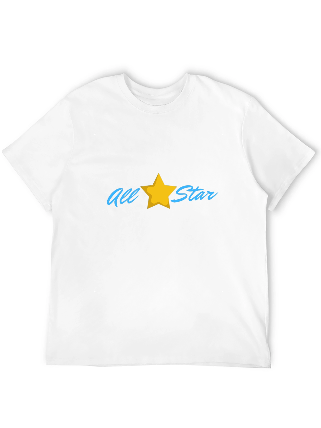 All Star Black Cotton T-Shirt