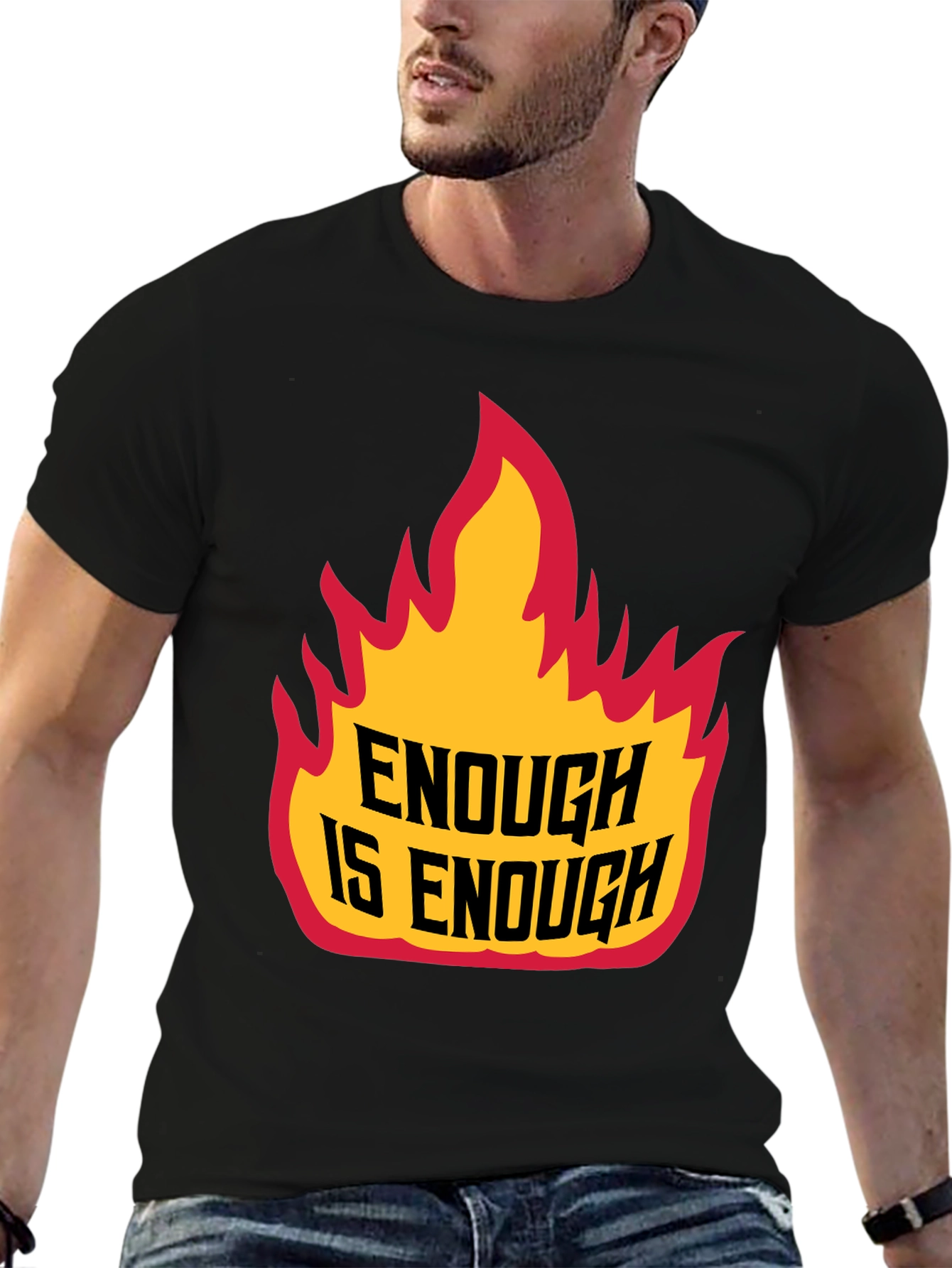 Enough is Enough Graphic Tee - Bold Statement Shirt