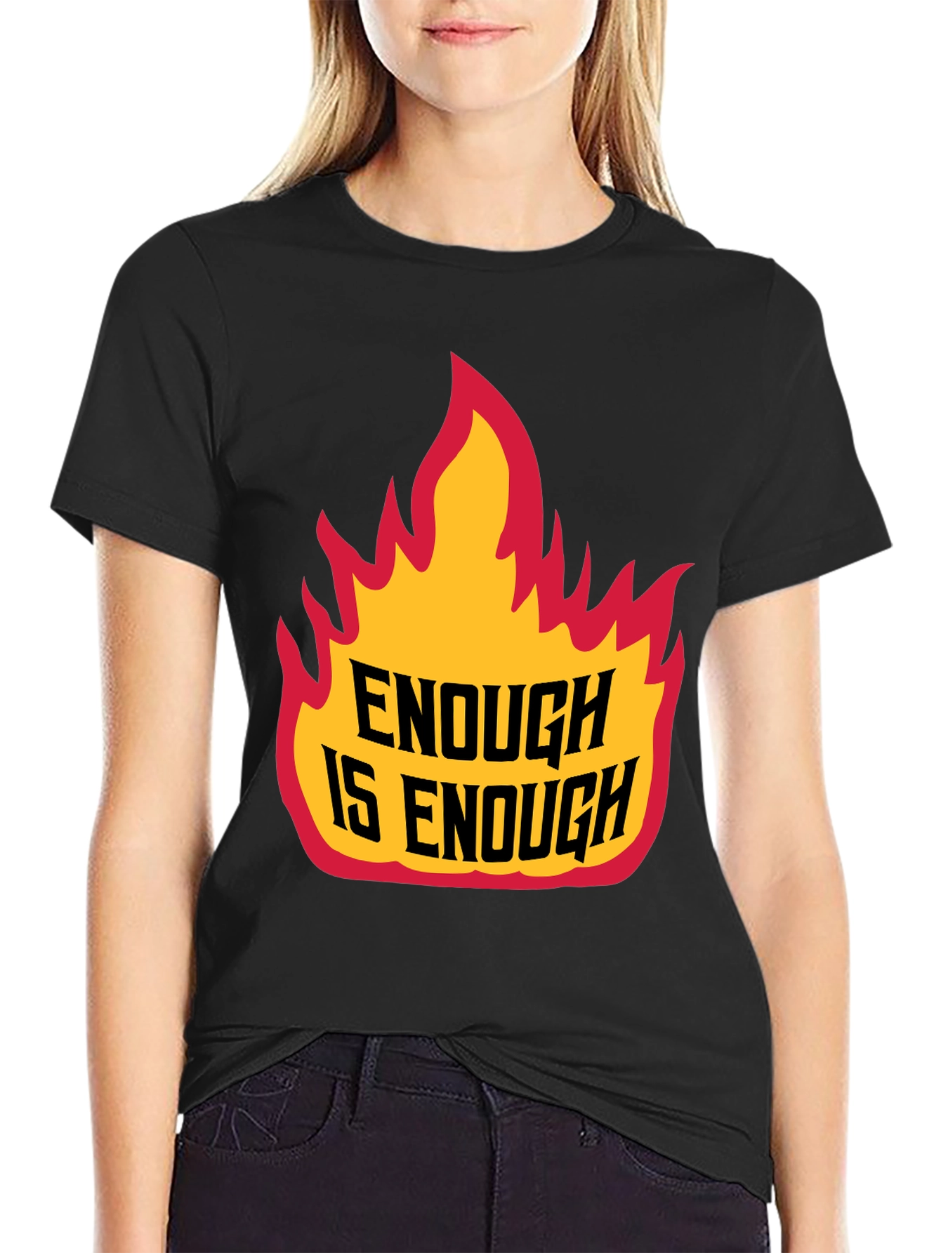 Enough is Enough Graphic Tee - Bold Statement Shirt