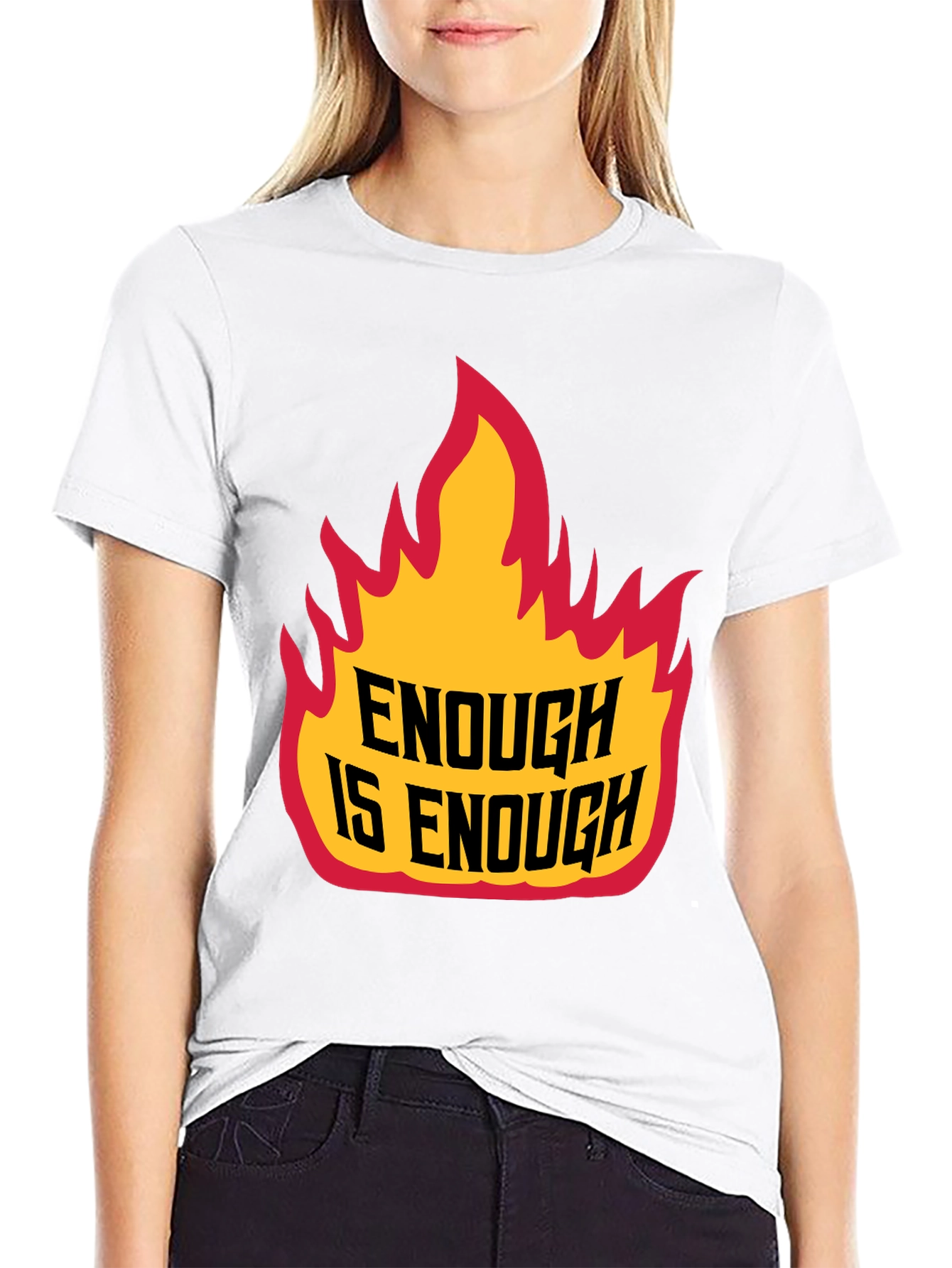 Enough is Enough Graphic Tee - Bold Statement Shirt