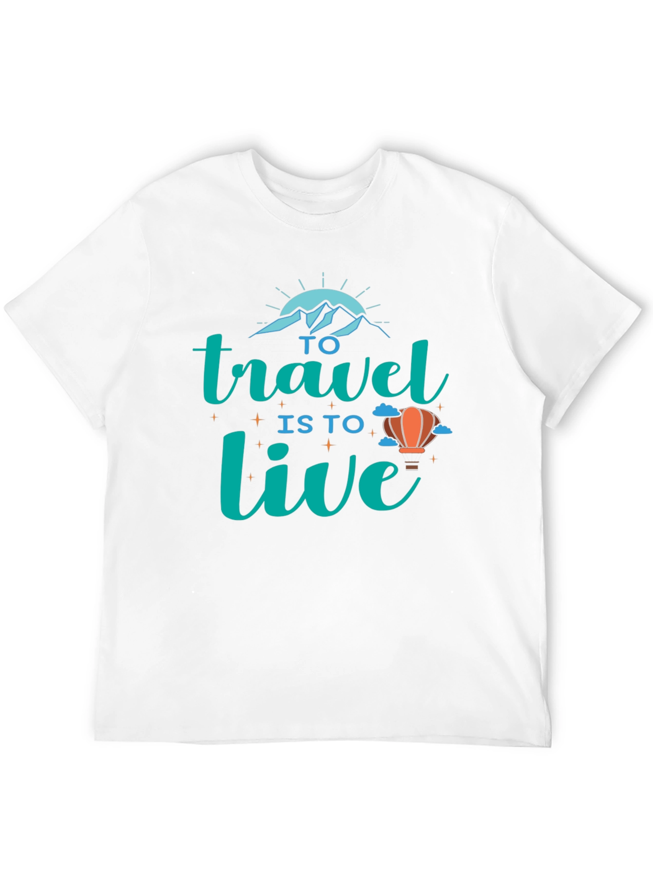 Travel is to Live Graphic Tee - Adventure Shirt