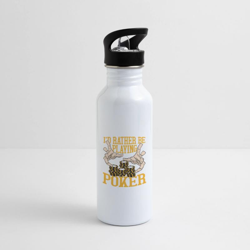 I'd Rather Be Playing Poker Gambling Card Player