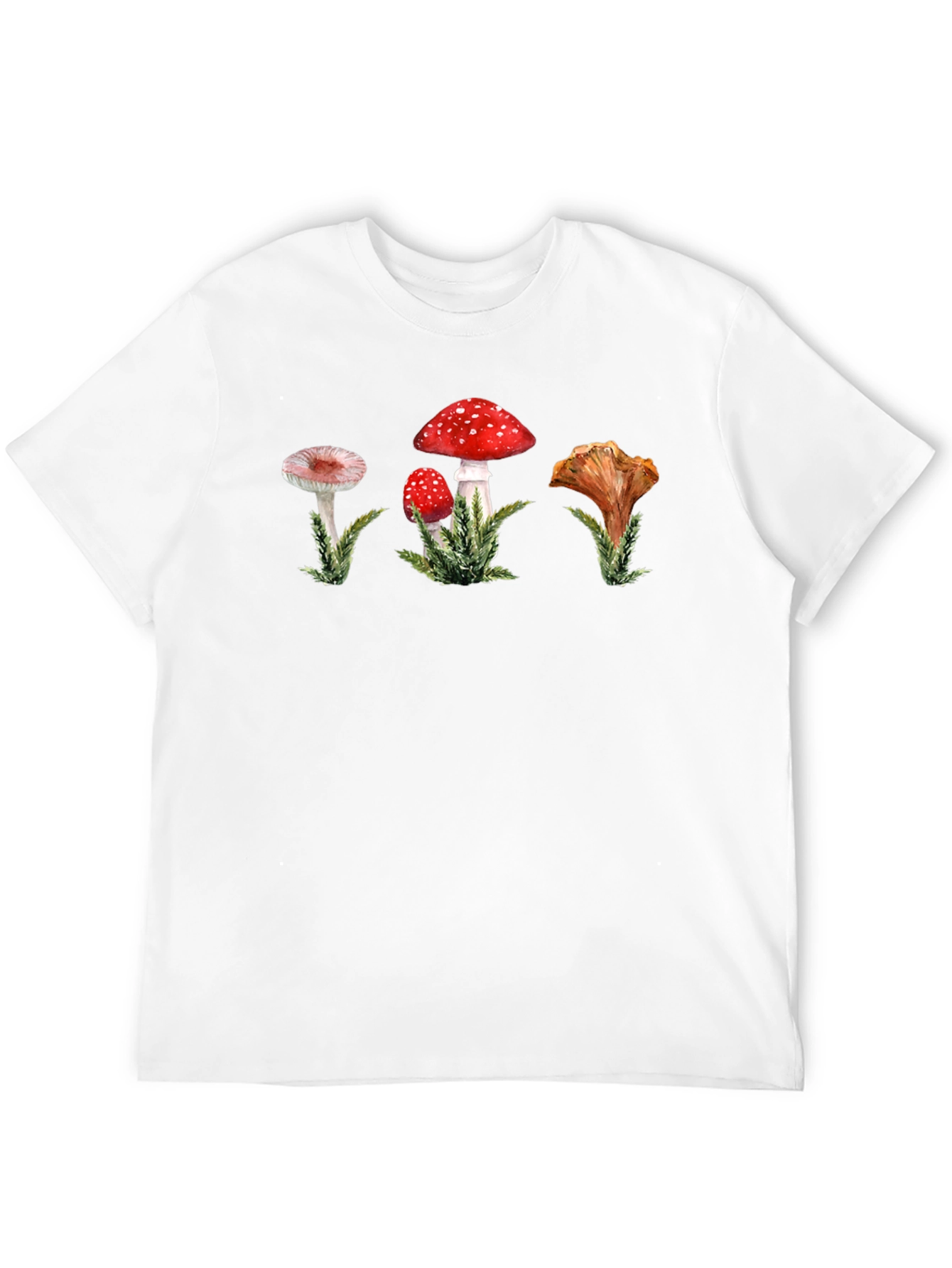 Mushroom Graphic Tee - Nature Inspired Design