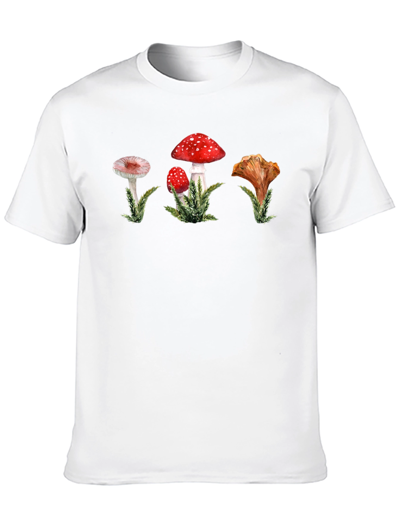 Mushroom Graphic Tee - Nature Inspired Design
