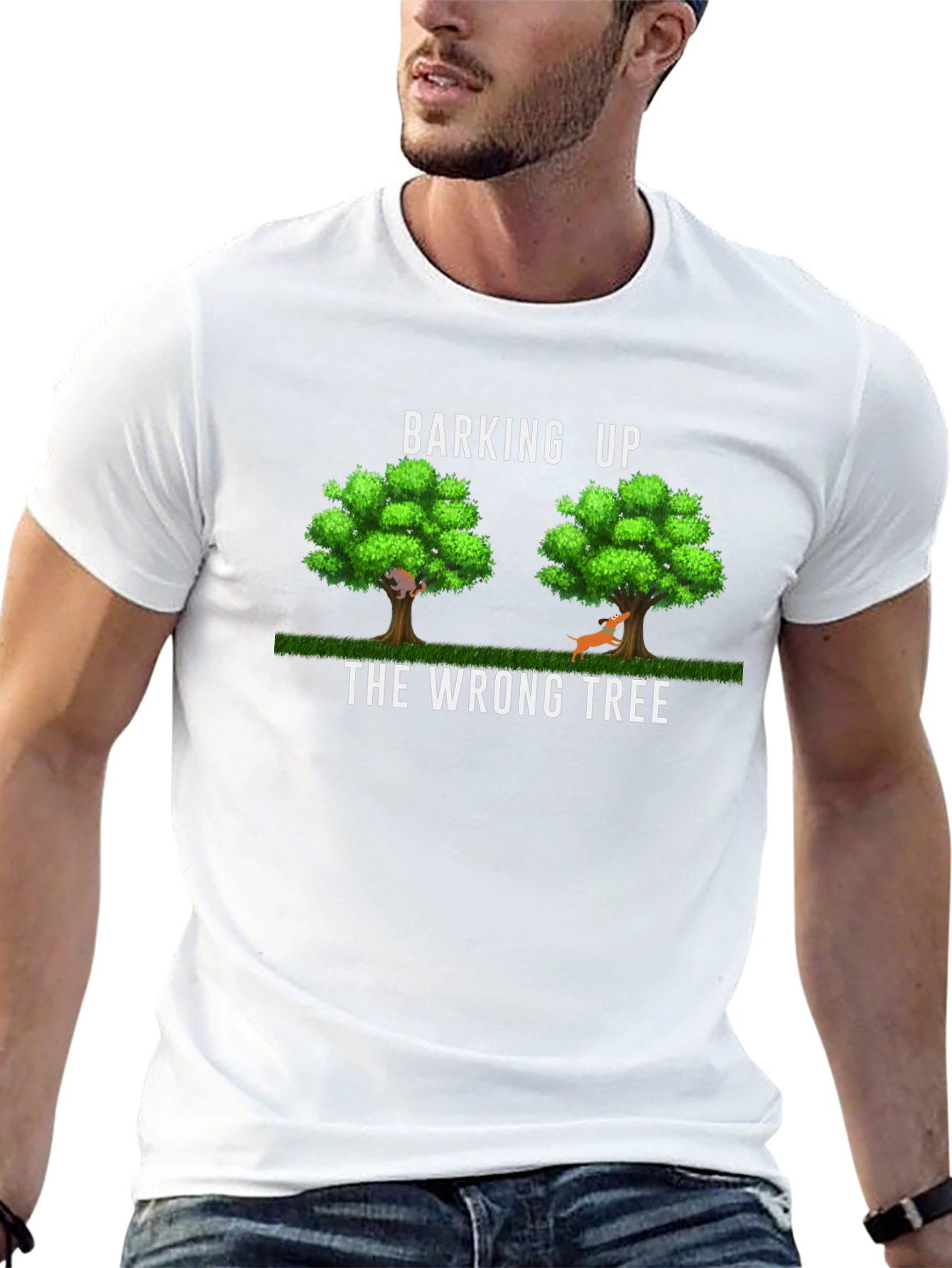 Barking Up The Wrong Tree Graphic T-Shirt
