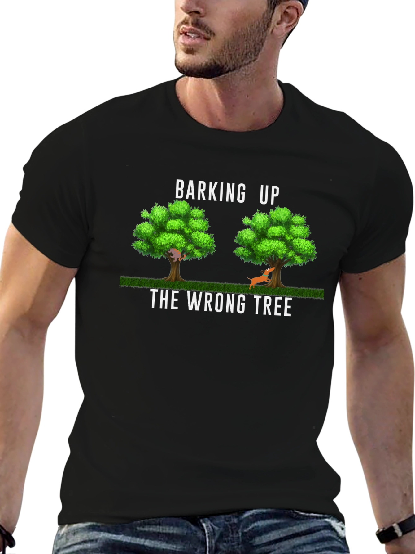 Barking Up The Wrong Tree Graphic T-Shirt