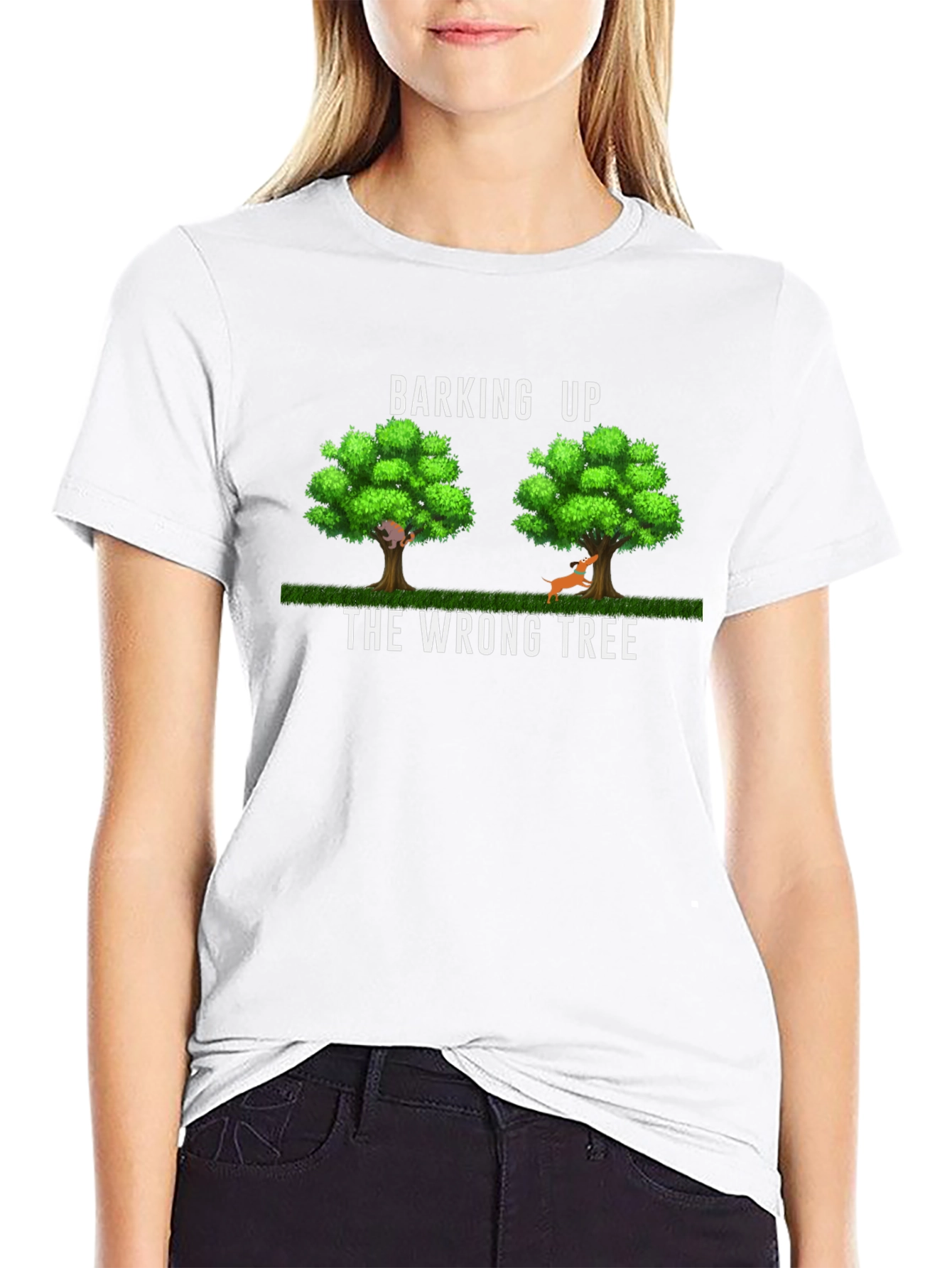 Barking Up The Wrong Tree Graphic T-Shirt