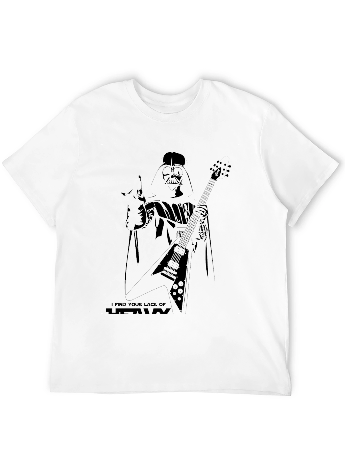 Darth Vader Guitar Player Black T-Shirt