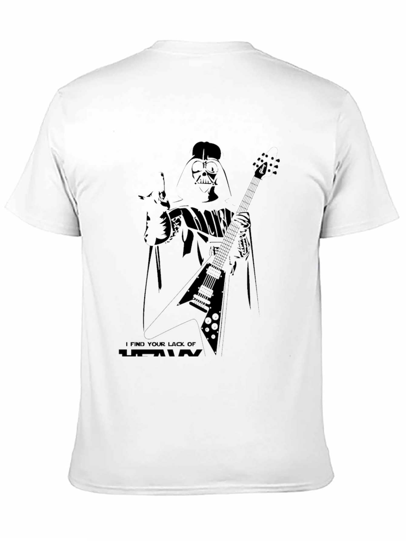 Darth Vader Guitar Player Black T-Shirt