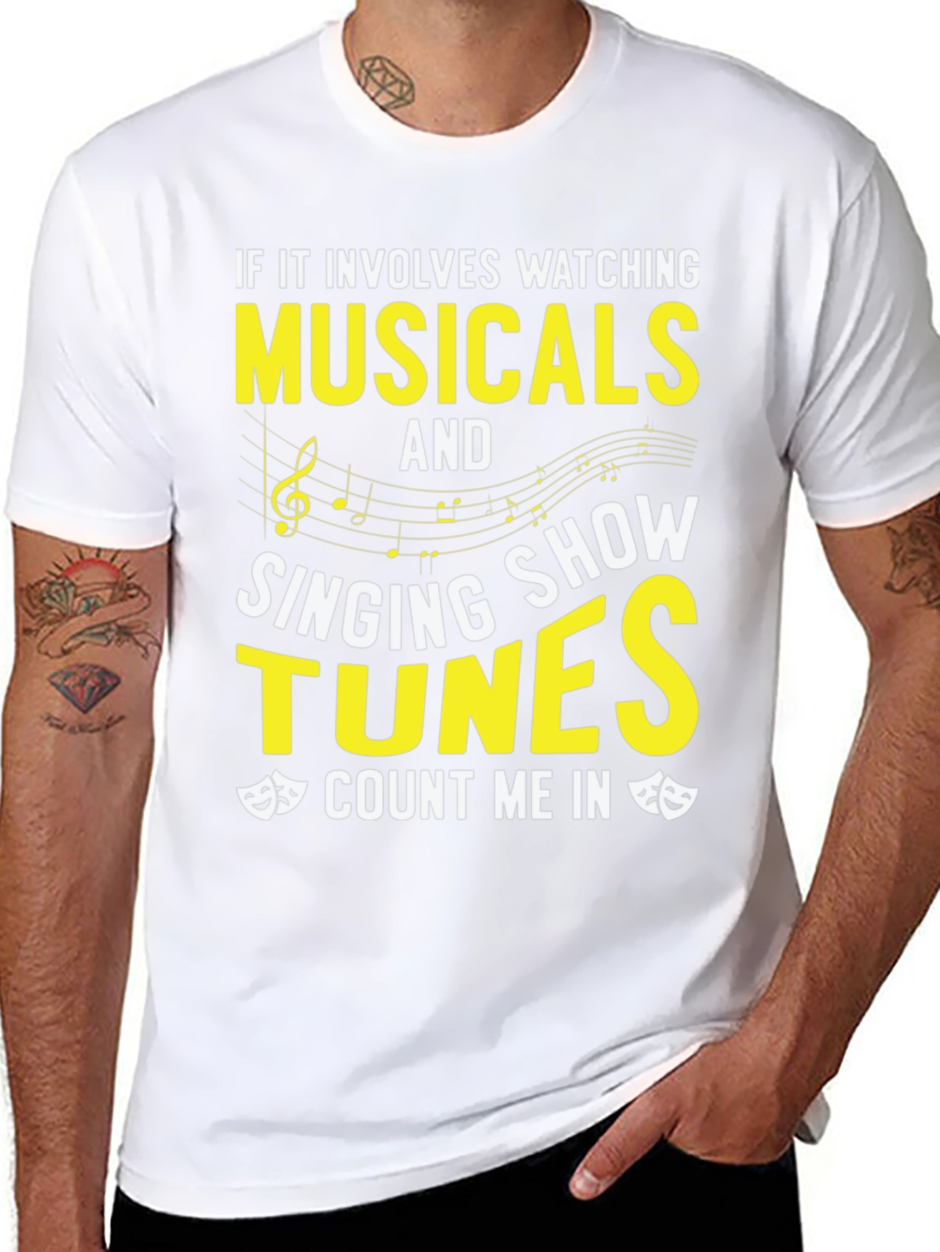 Musical Lovers T-Shirt: Watching Singing Count Me In!