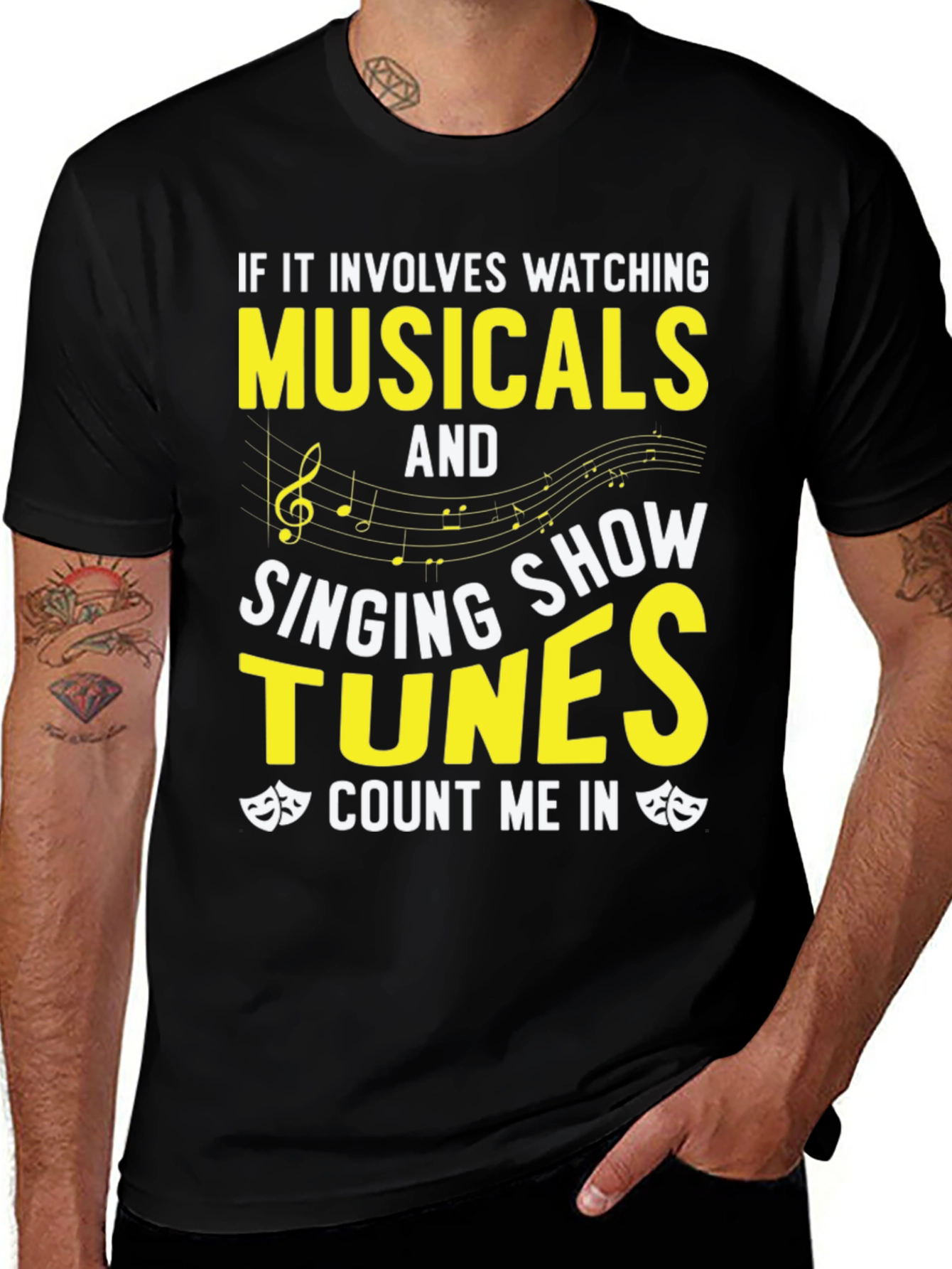 Musical Lovers T-Shirt: Watching Singing Count Me In!