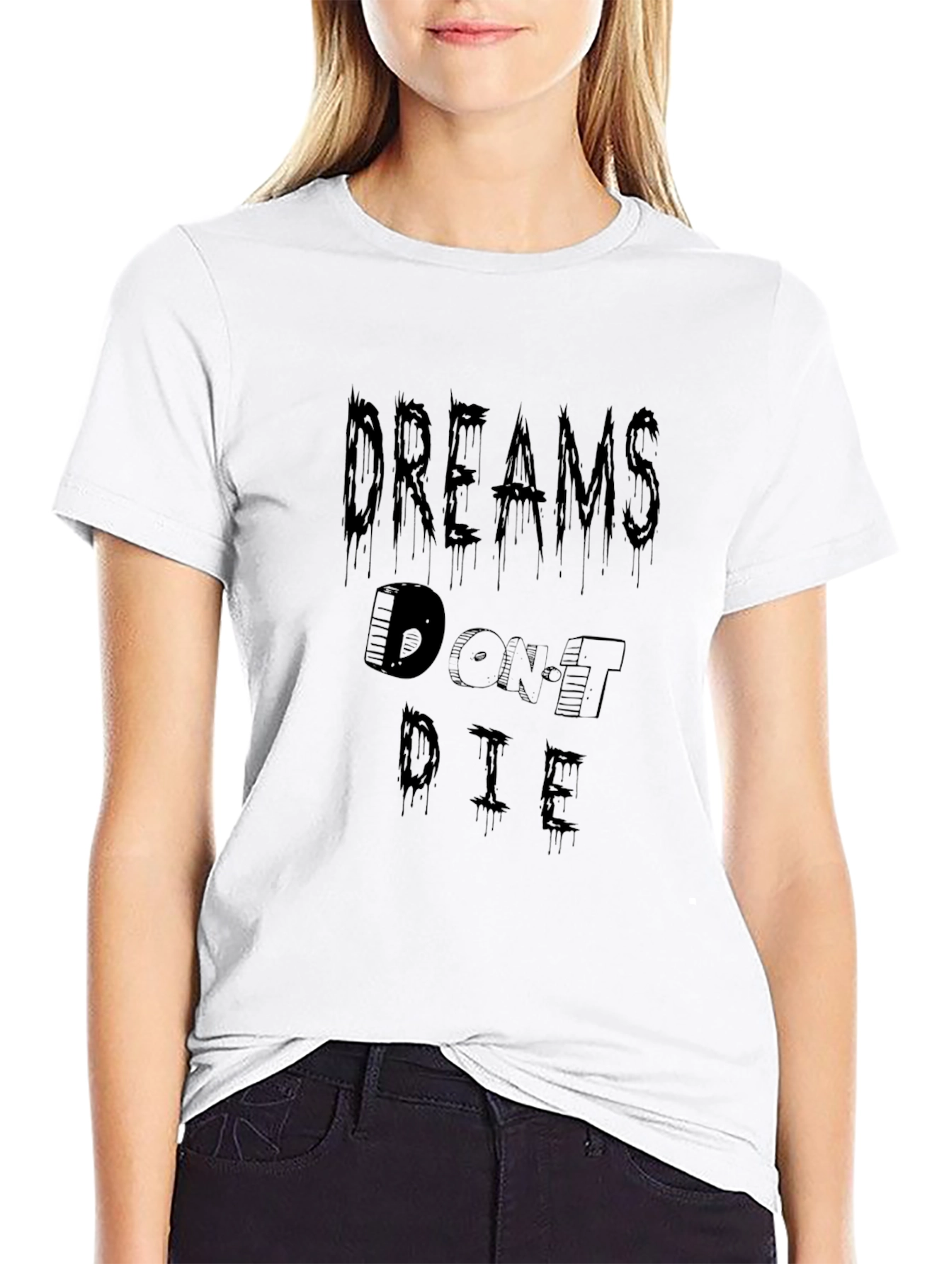 Dreams Dont Die Graphic Tee - Stylish Black T-Shirt
