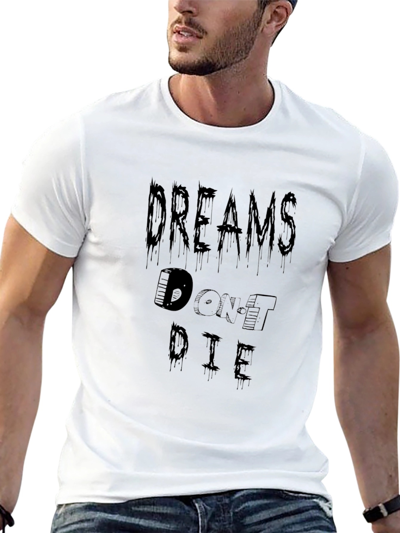 Dreams Dont Die Graphic Tee - Stylish Black T-Shirt