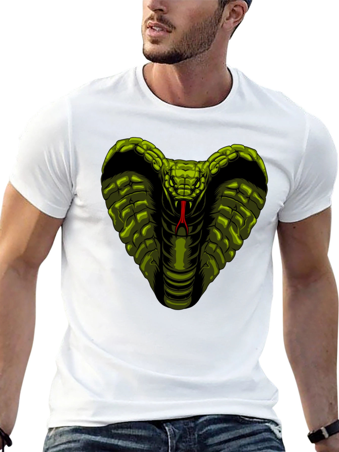 Cobra Graphic Black T-Shirt - Mens Fashion Tee