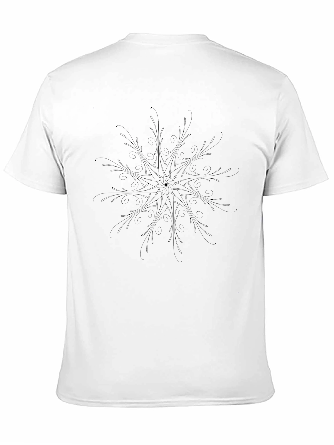 Black Mandala Graphic Tee - Stylish & Comfortable