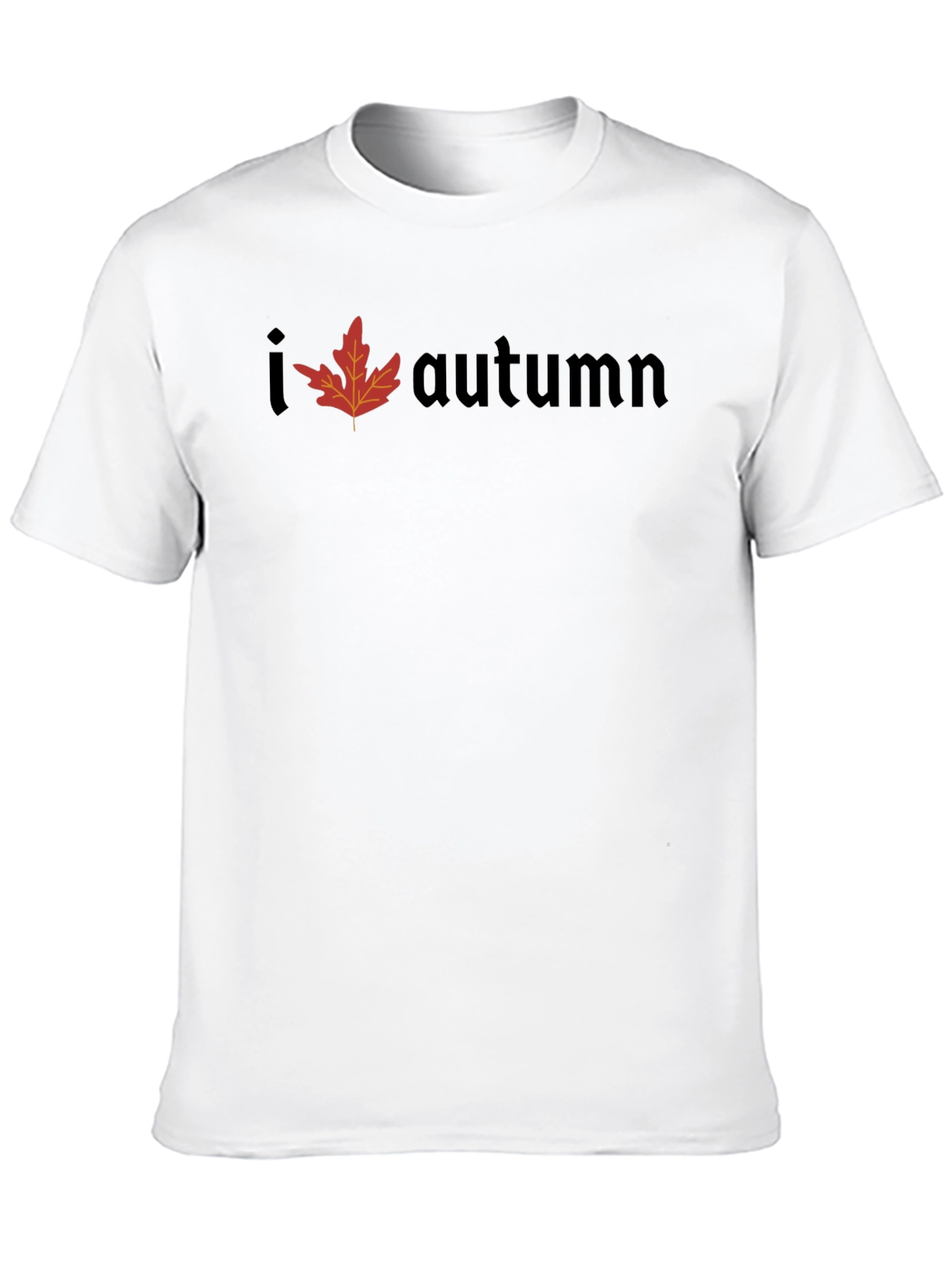 I Leaf Autumn T-Shirt - Mens Black Tee