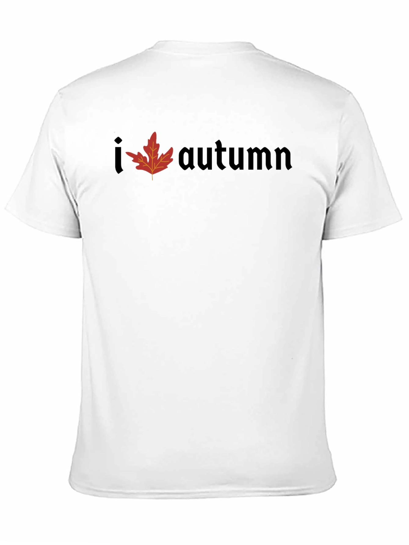 I Leaf Autumn T-Shirt - Mens Black Tee