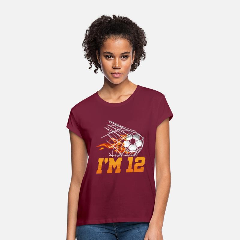 I'm 12 Sports Football Goal 12th Birthday Kid