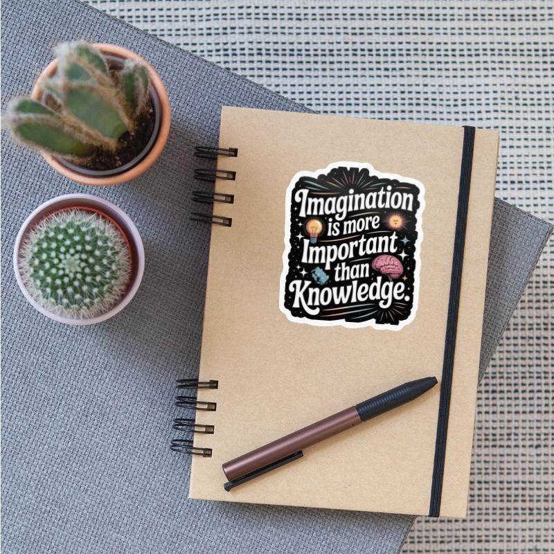 Imagination Over Knowledge – Inspiring Quote Tee