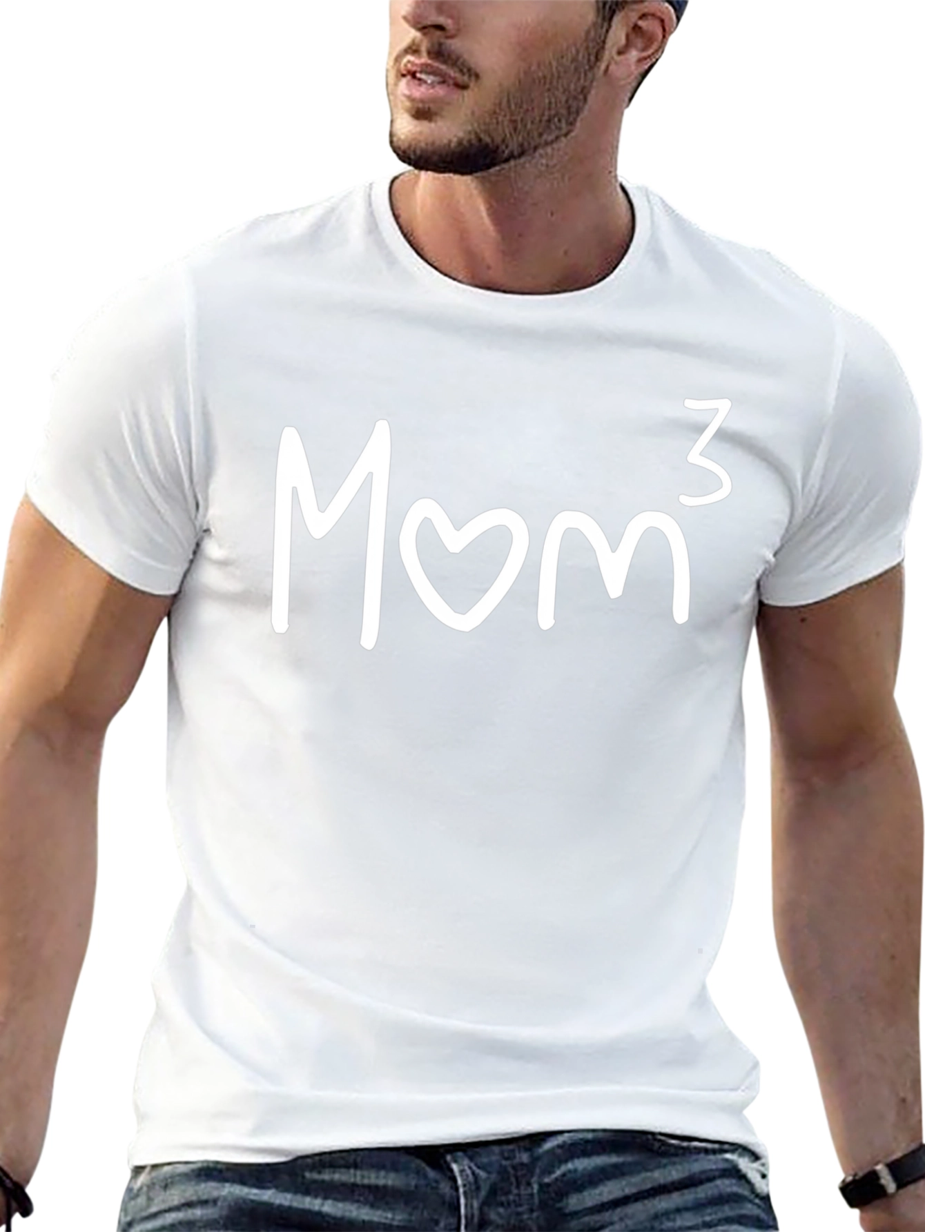 Mom³ Black T-Shirt - Mothers Day Gift