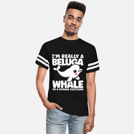 In The Real A Beluga Whale In A Human Costume