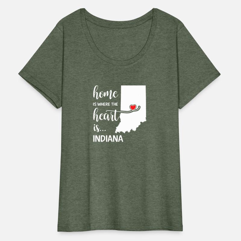 Indiana Home Is Where Heart Is Cool Gift