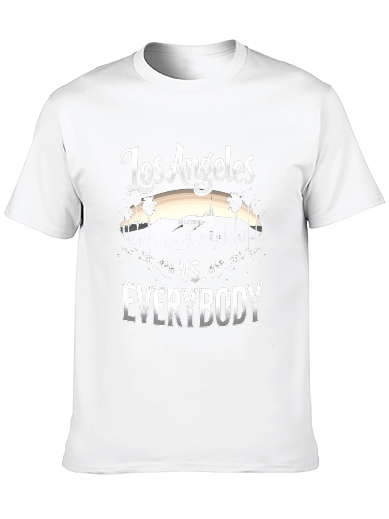 Los Angeles vs. Everybody Black T-Shirt