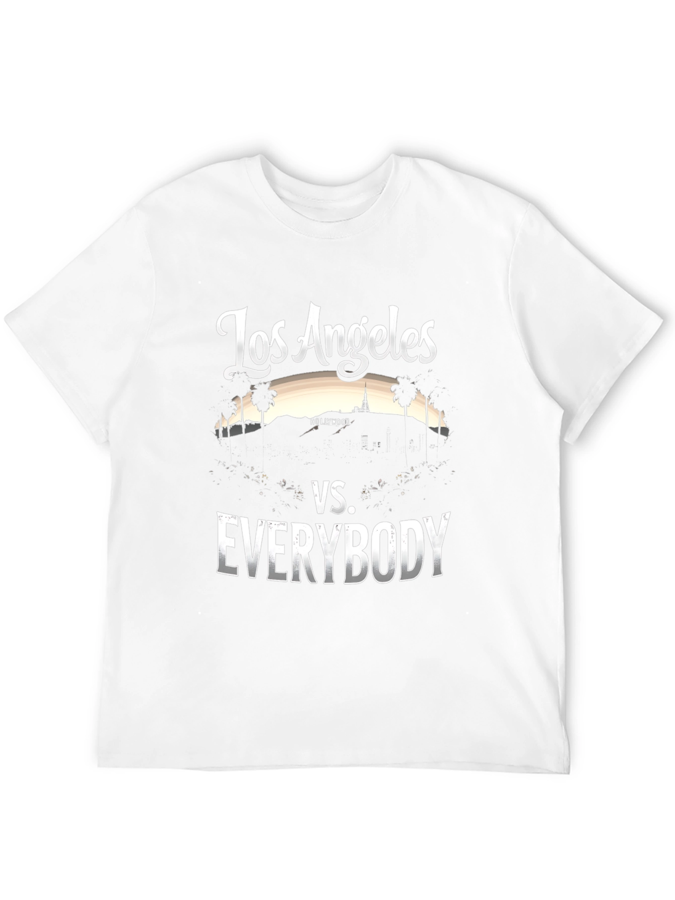 Los Angeles vs. Everybody Black T-Shirt