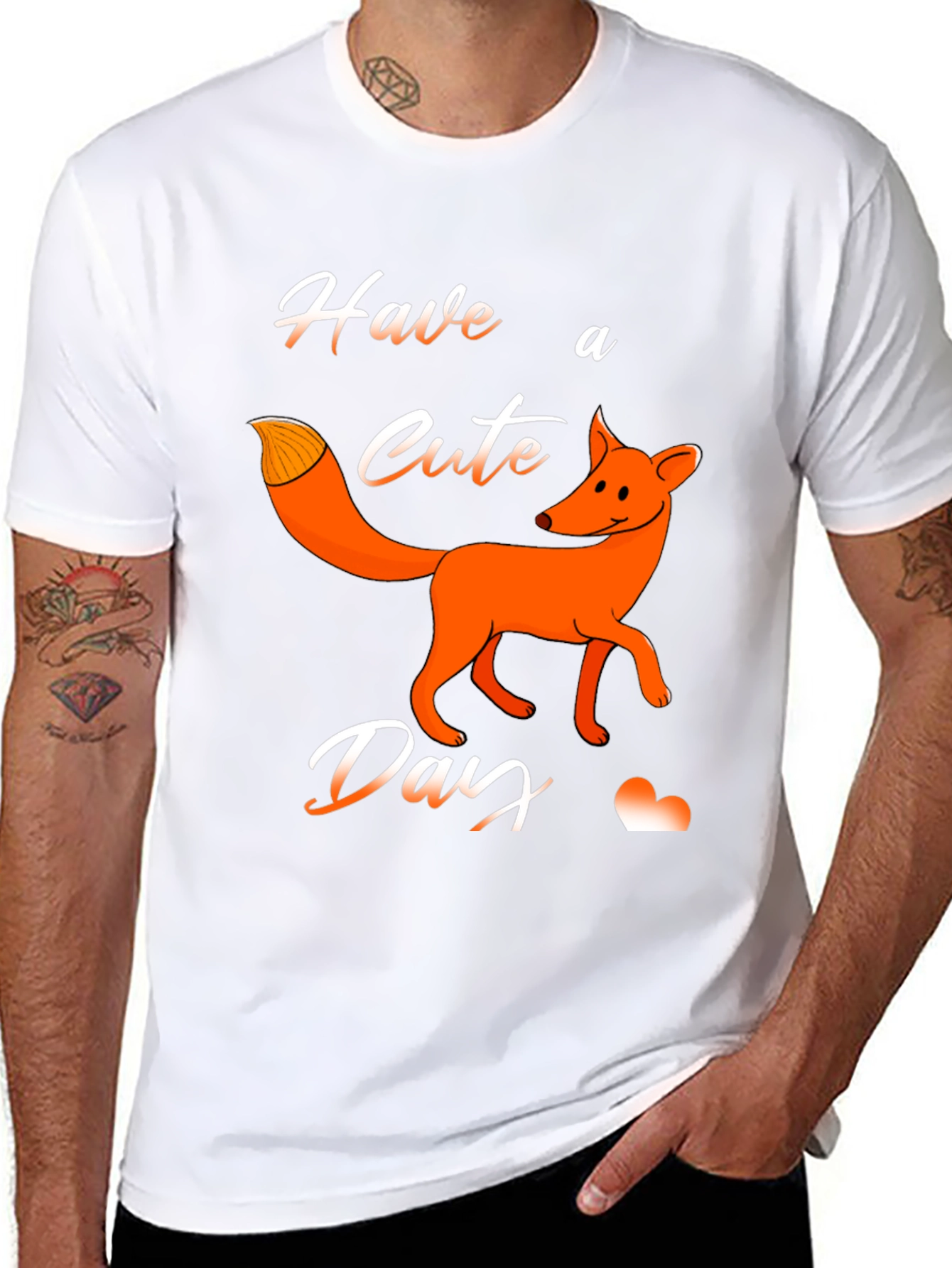 Cute Fox Day T-Shirt - Fun Animal Graphic Tee