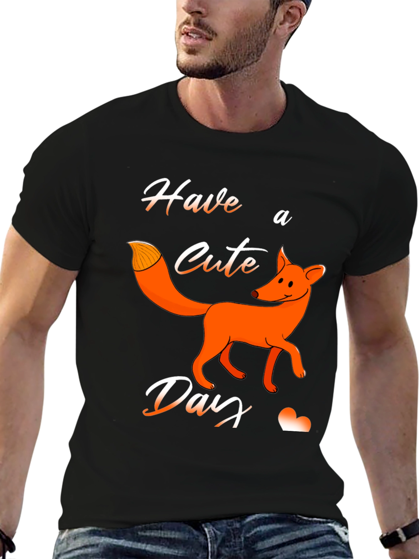 Cute Fox Day T-Shirt - Fun Animal Graphic Tee