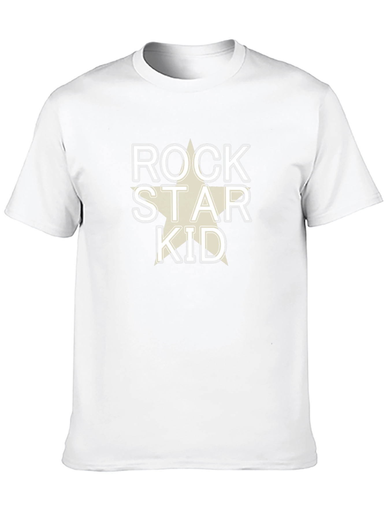 Rock Star Kid Black Graphic T-Shirt