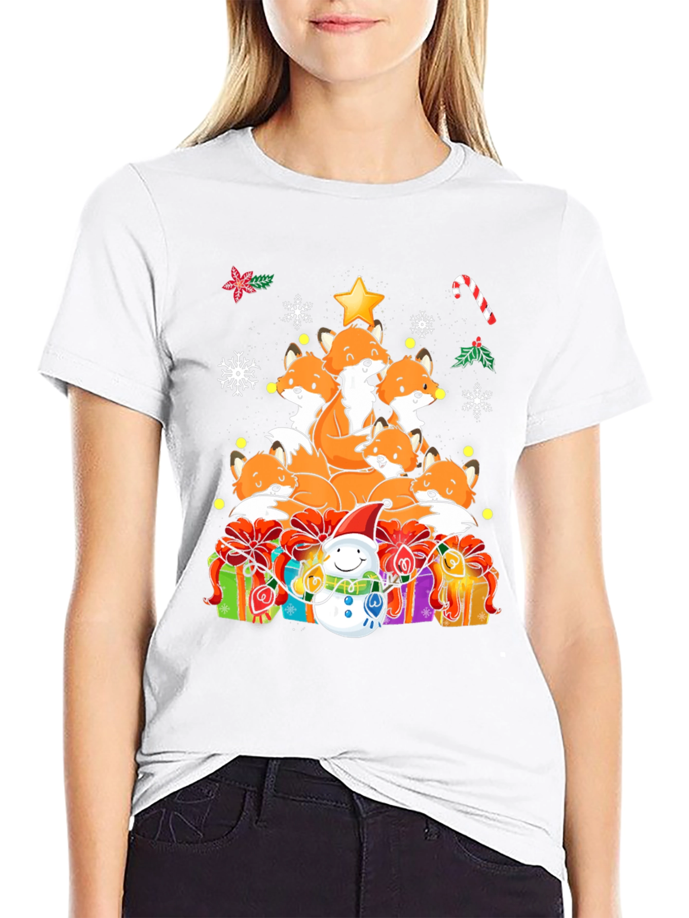 Festive Fox Christmas T-Shirt