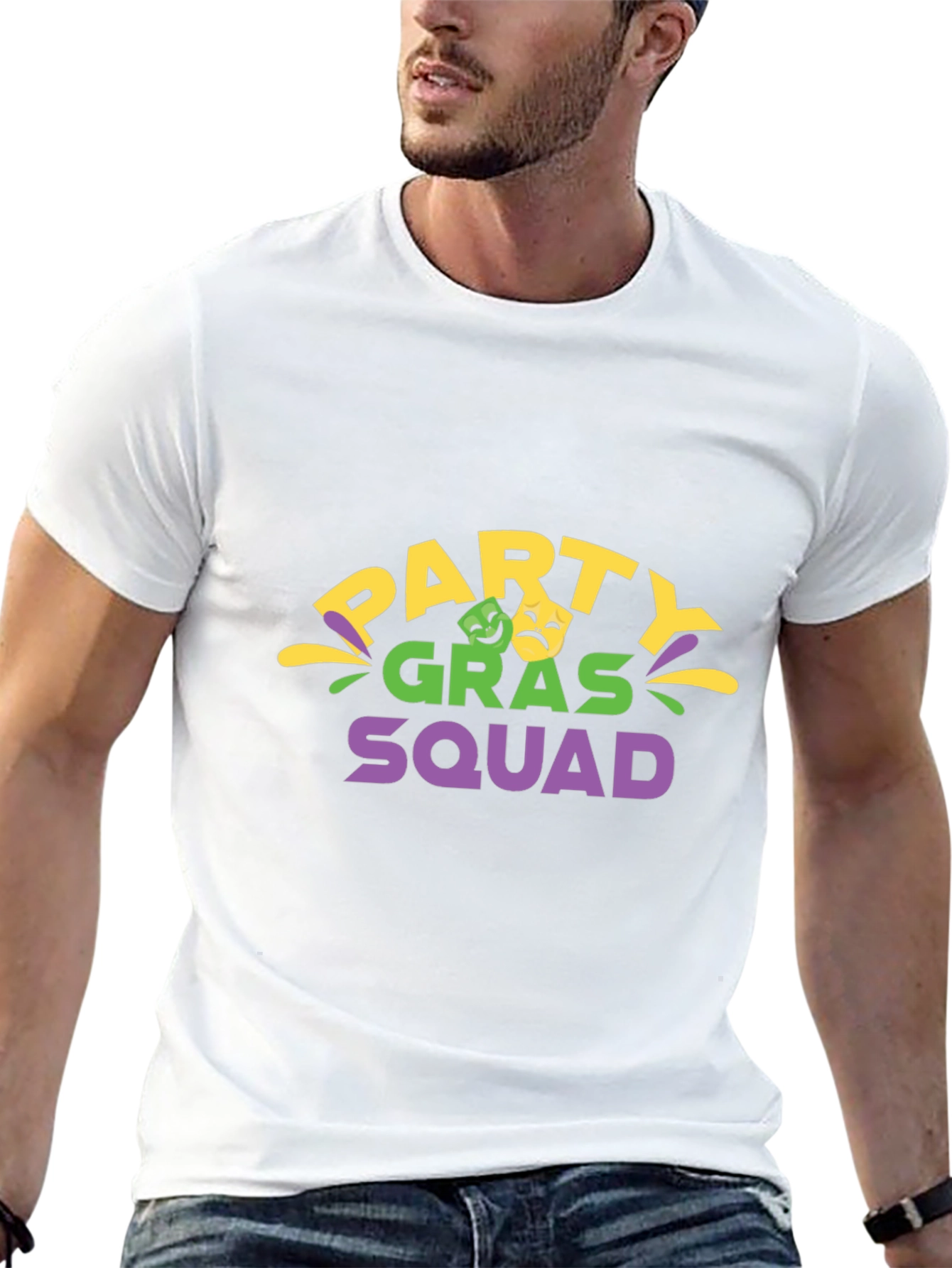 Party Gras Squad T-Shirt - Mardi Gras Celebration