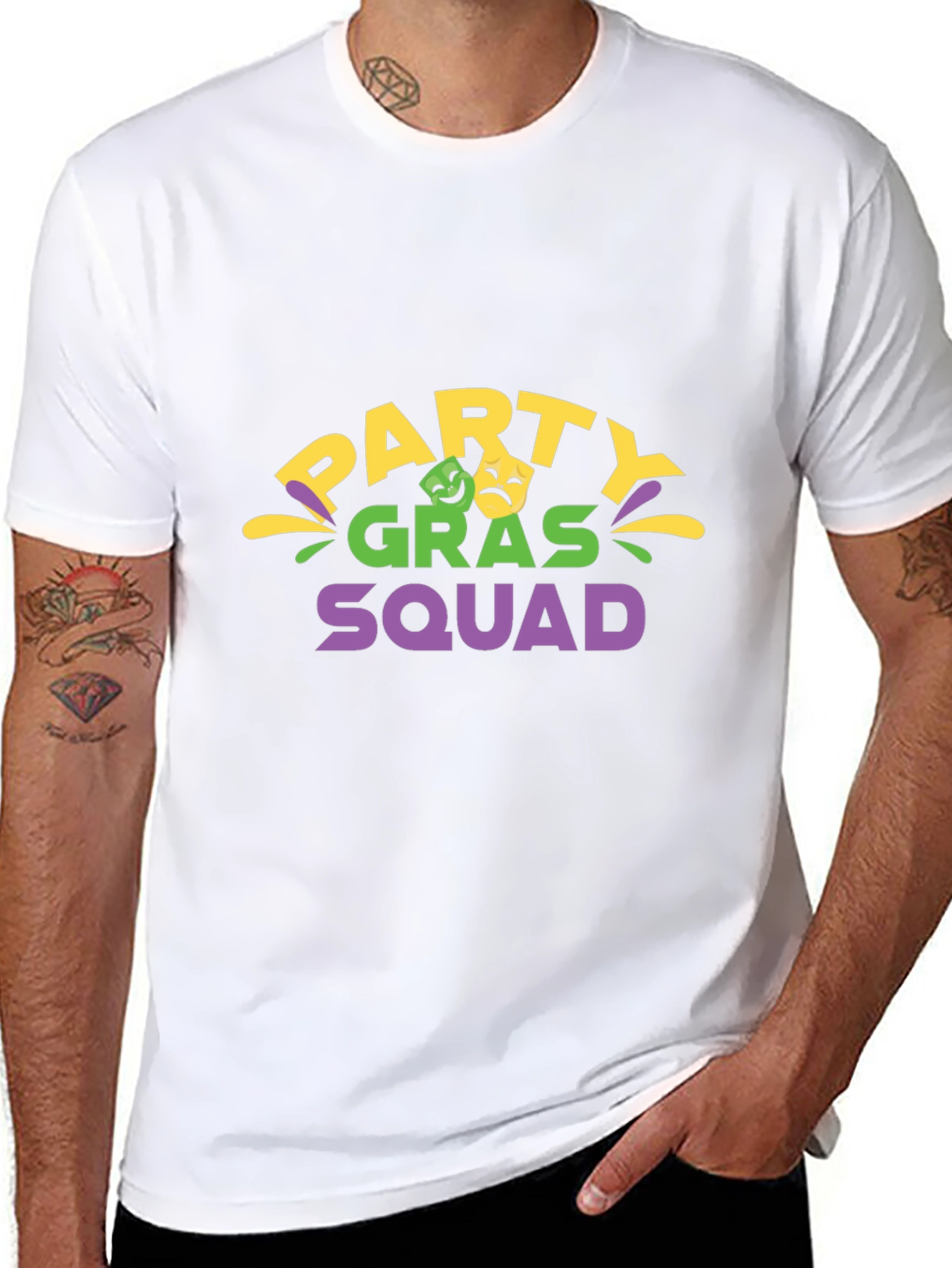Party Gras Squad T-Shirt - Mardi Gras Celebration