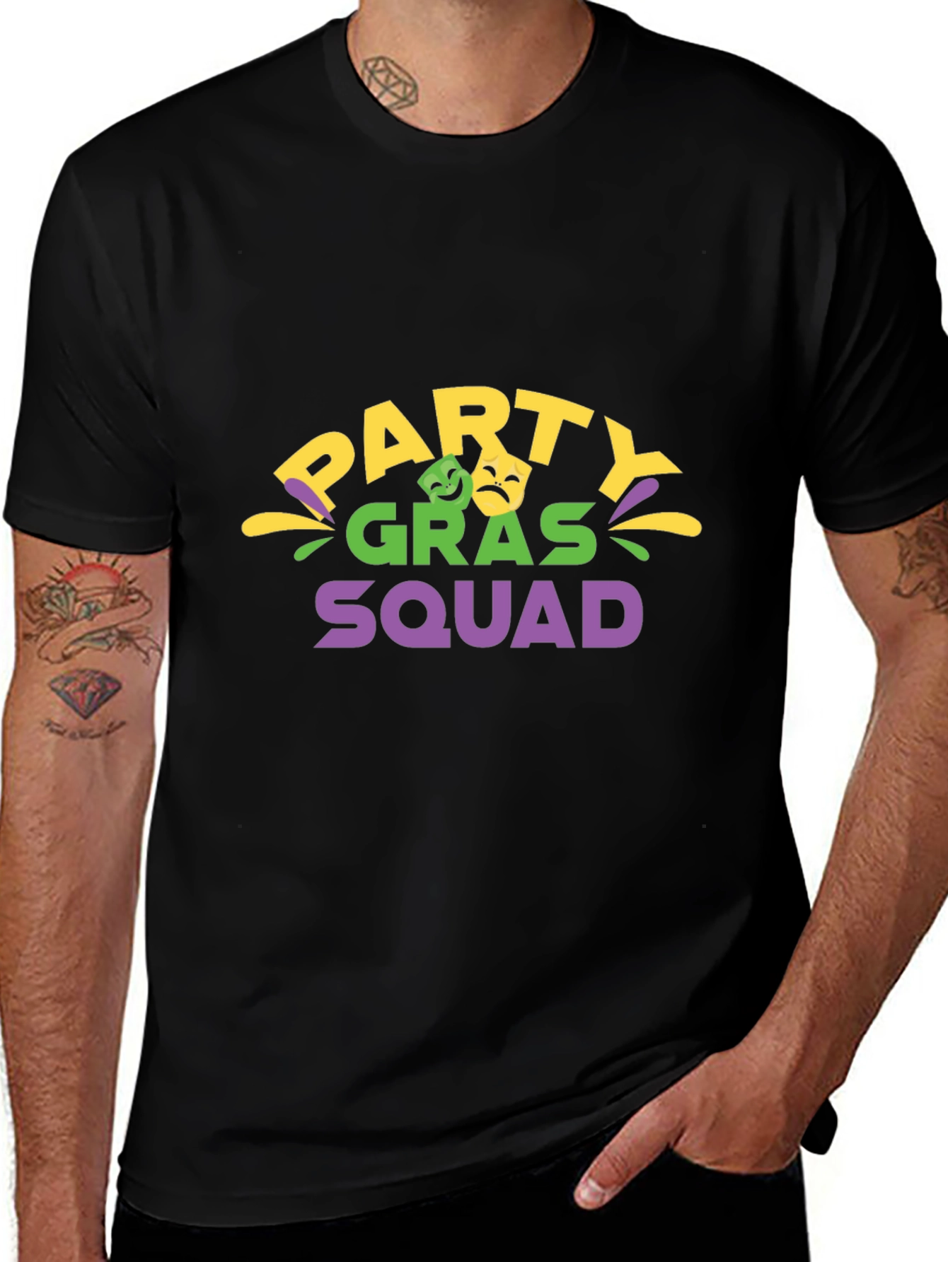 Party Gras Squad T-Shirt - Mardi Gras Celebration