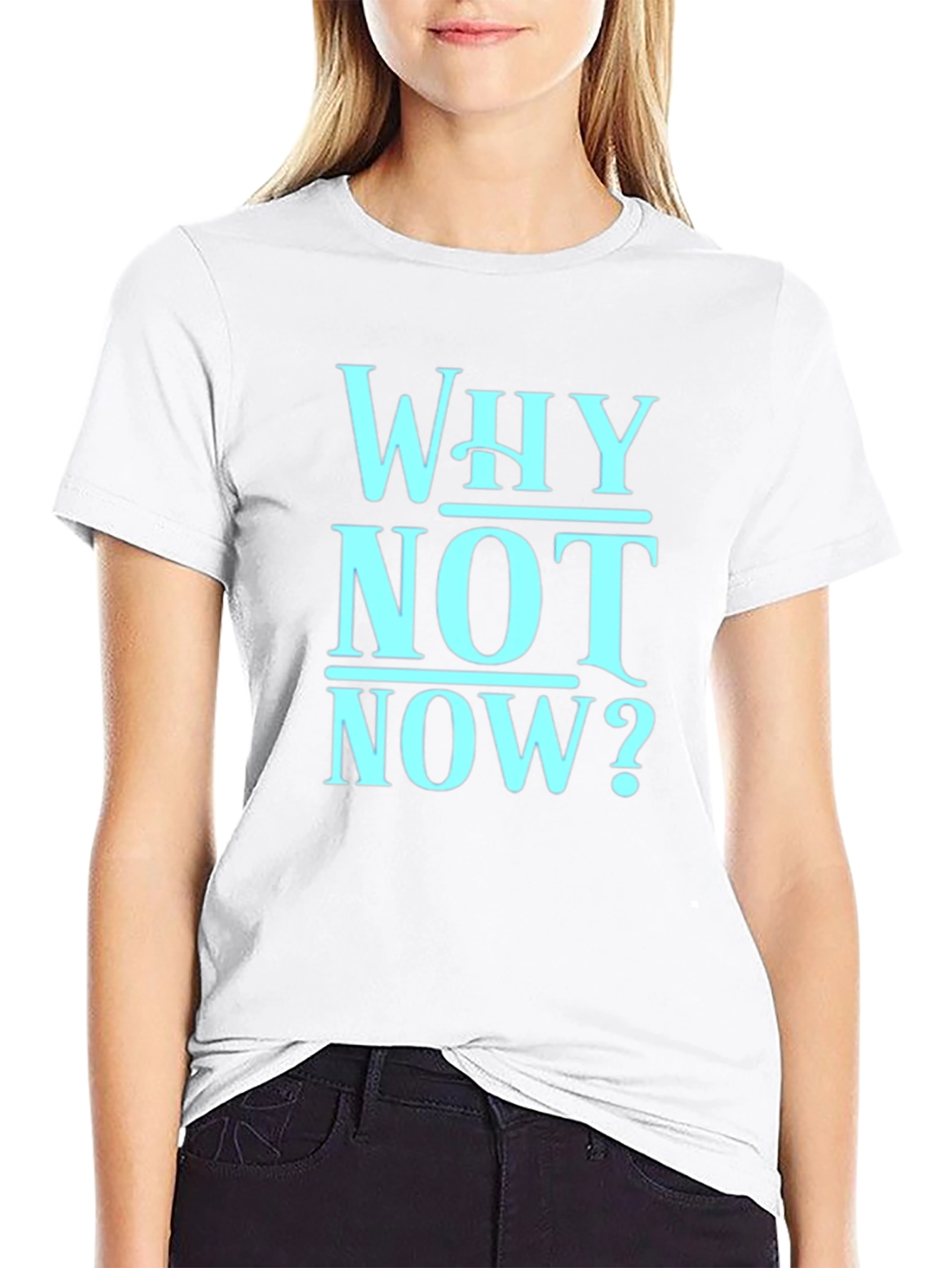 Why Not Now? Graphic Tee - Mens Black T-Shirt