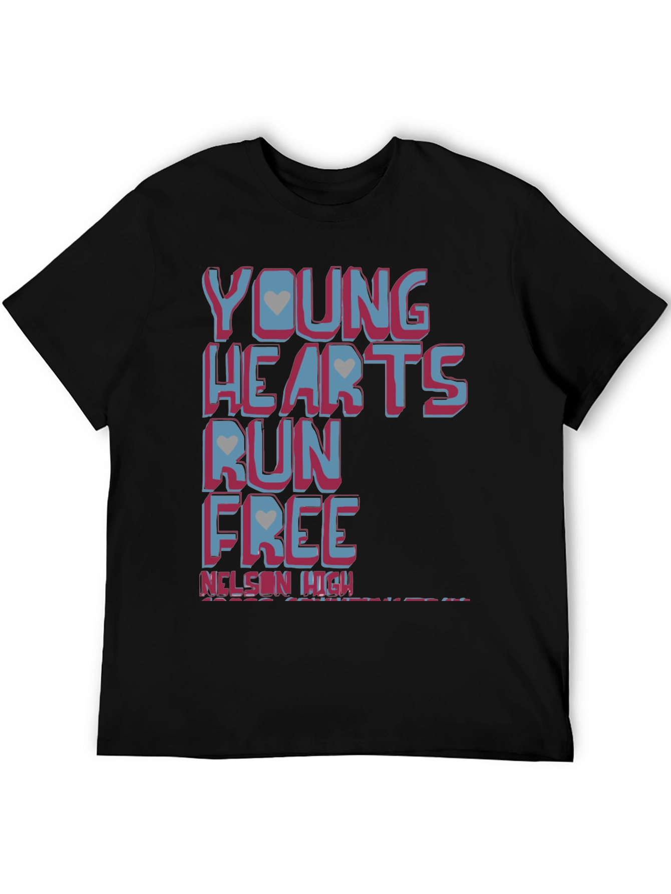 Young Hearts Run Free Graphic T-Shirt