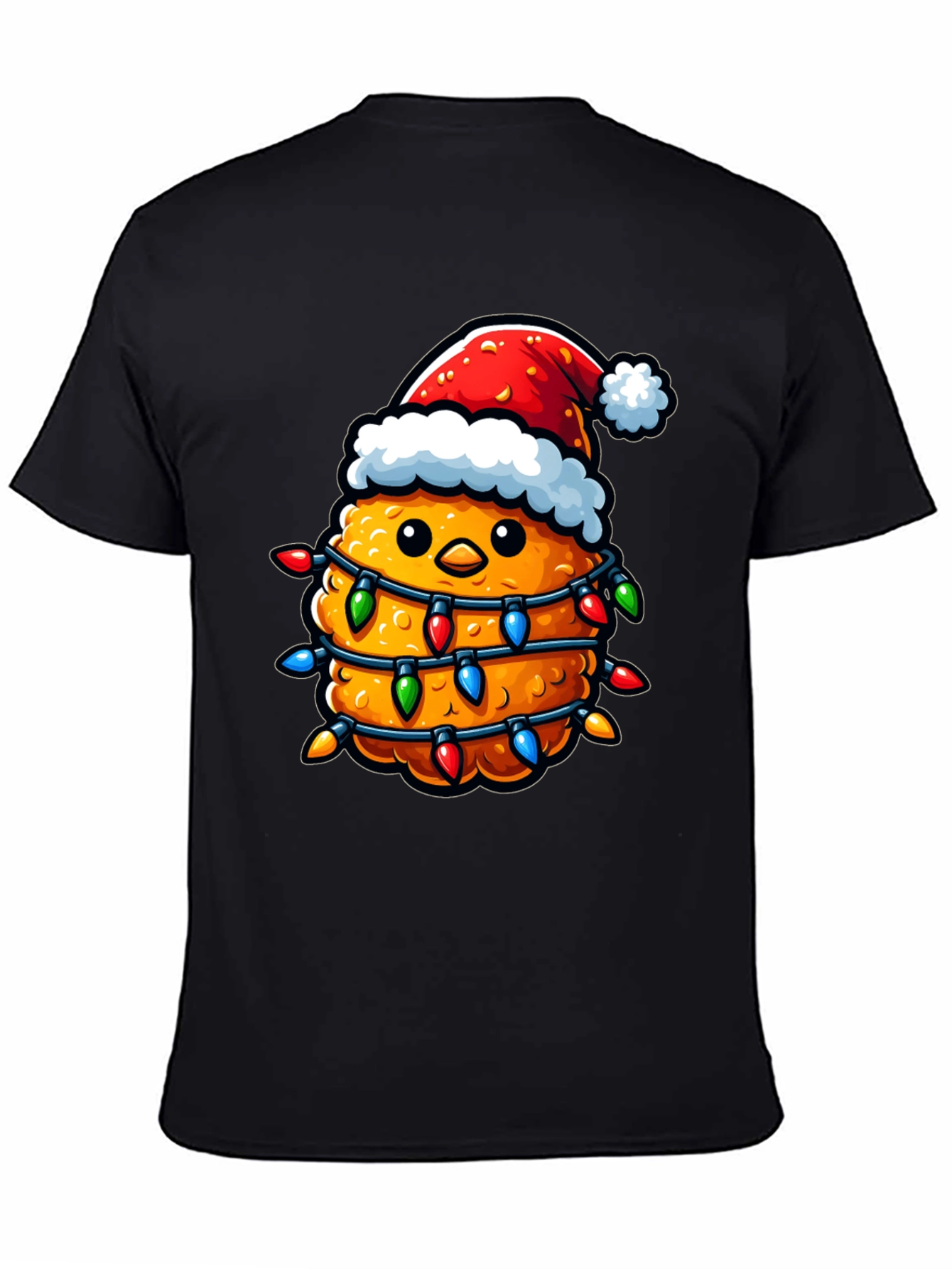 Festive Chicken Nugget Christmas T-Shirt