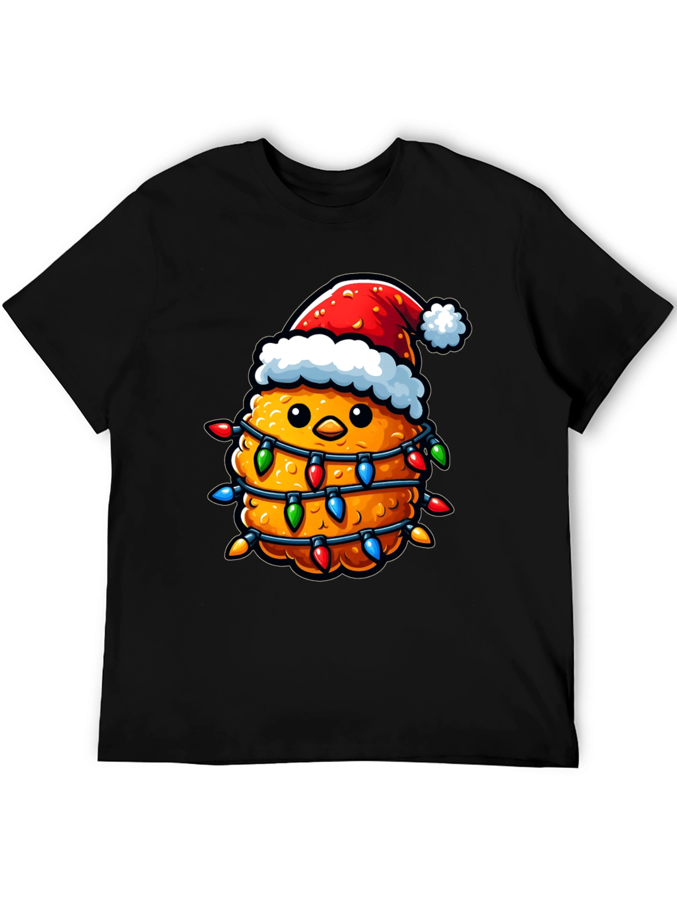 Festive Chicken Nugget Christmas T-Shirt