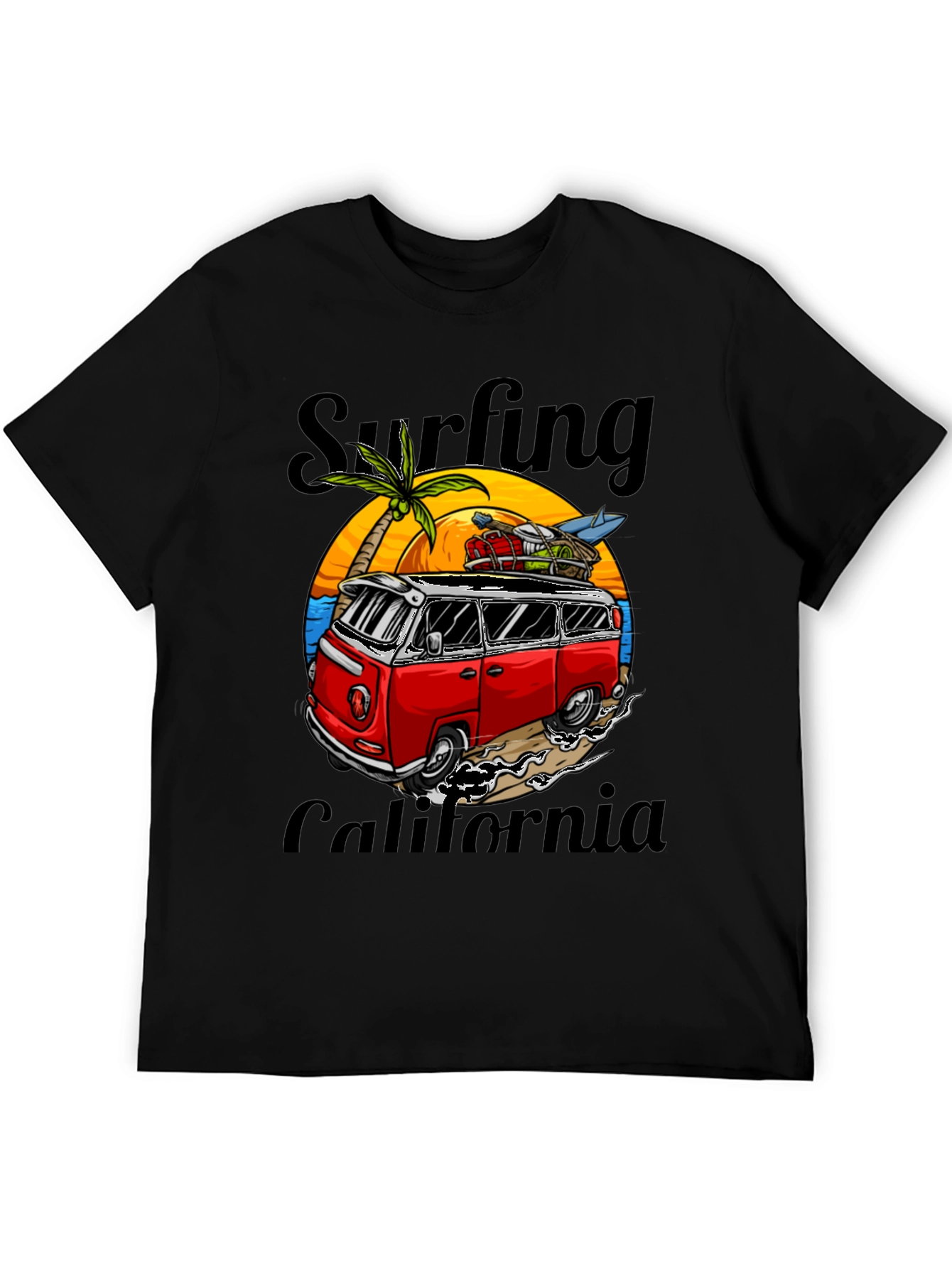 Surfing California Graphic Tee
