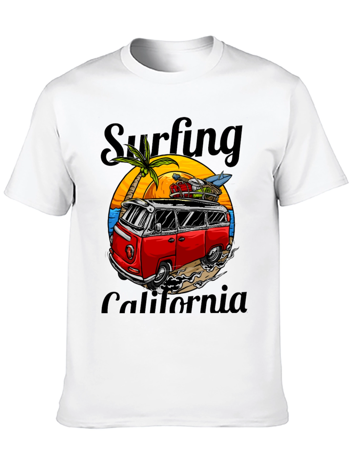 Surfing California Graphic Tee