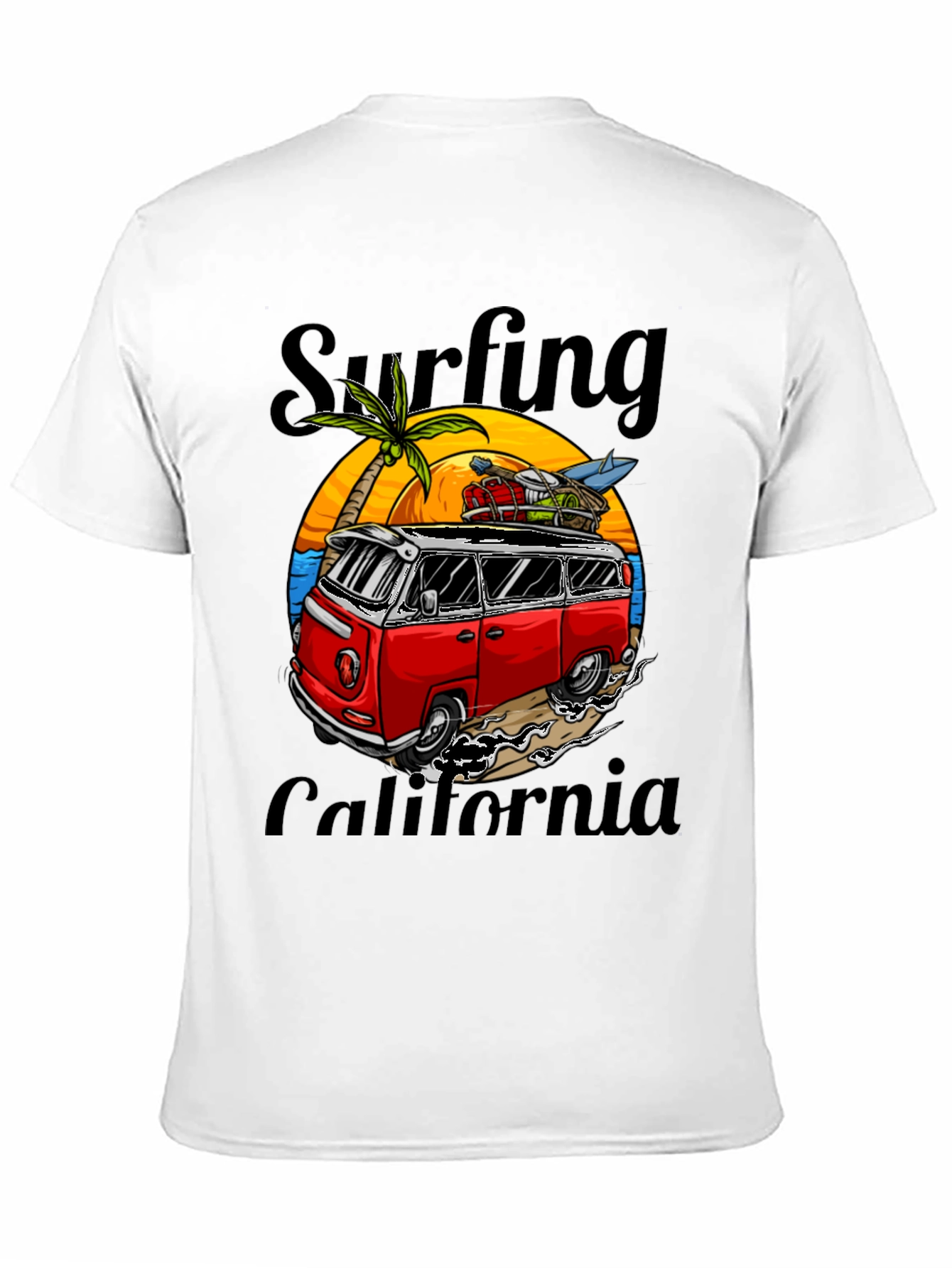 Surfing California Graphic Tee