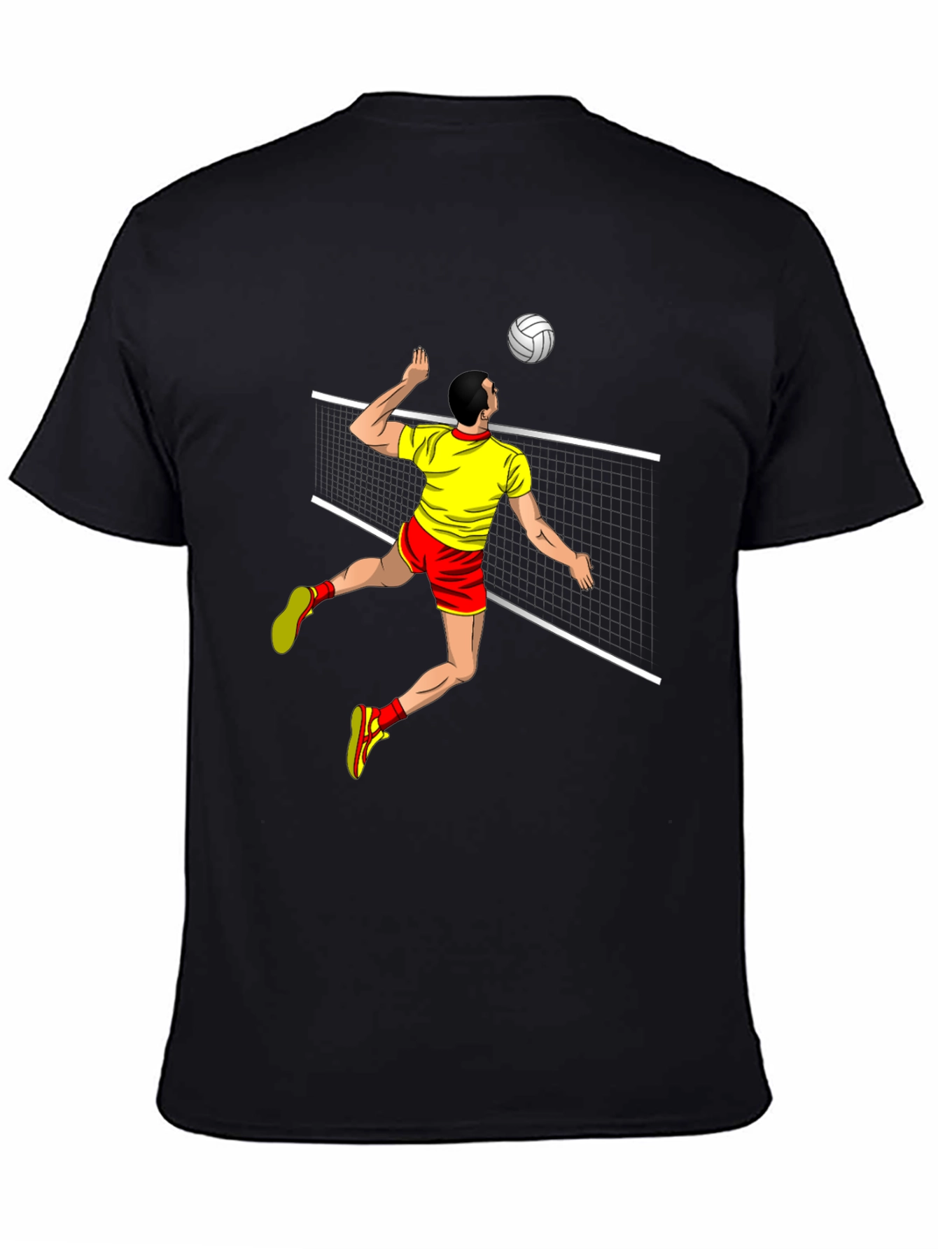 Volleyball Player Graphic T-Shirt