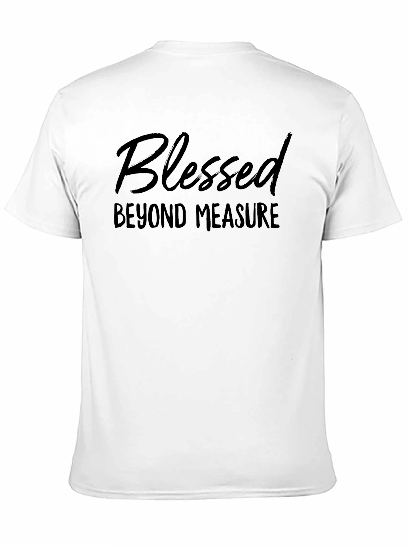Blessed Beyond Measure Black Graphic Tee