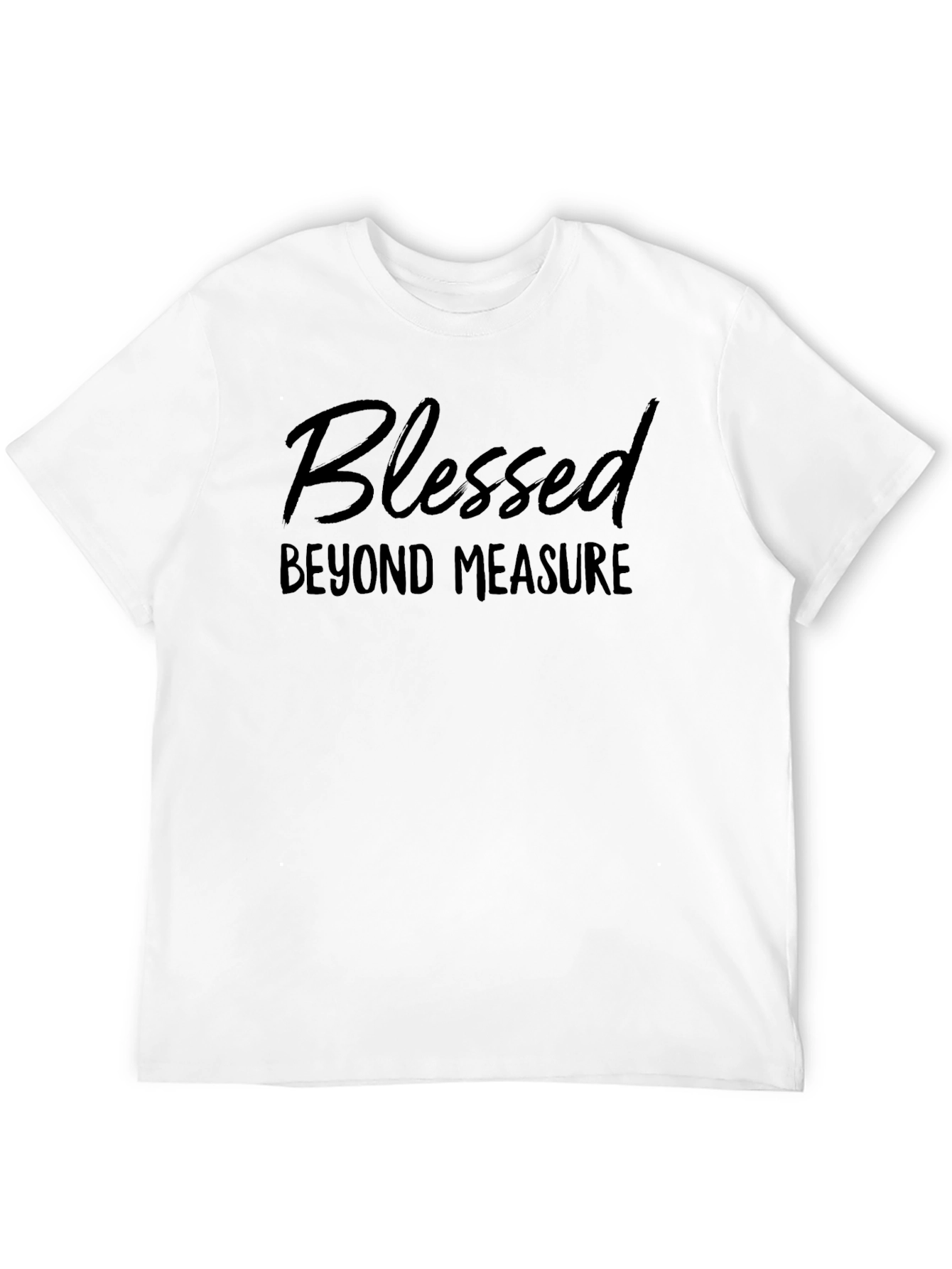 Blessed Beyond Measure Black Graphic Tee