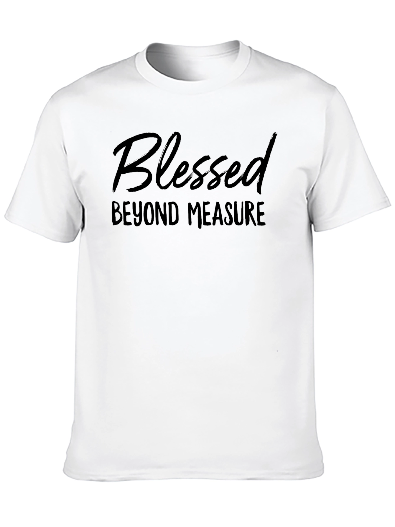 Blessed Beyond Measure Black Graphic Tee