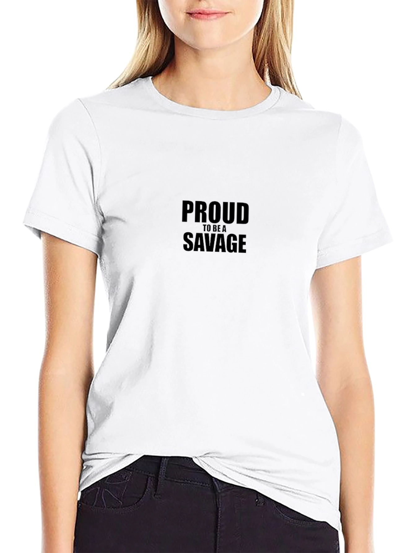 Proud to be a Savage - Black Graphic Tee