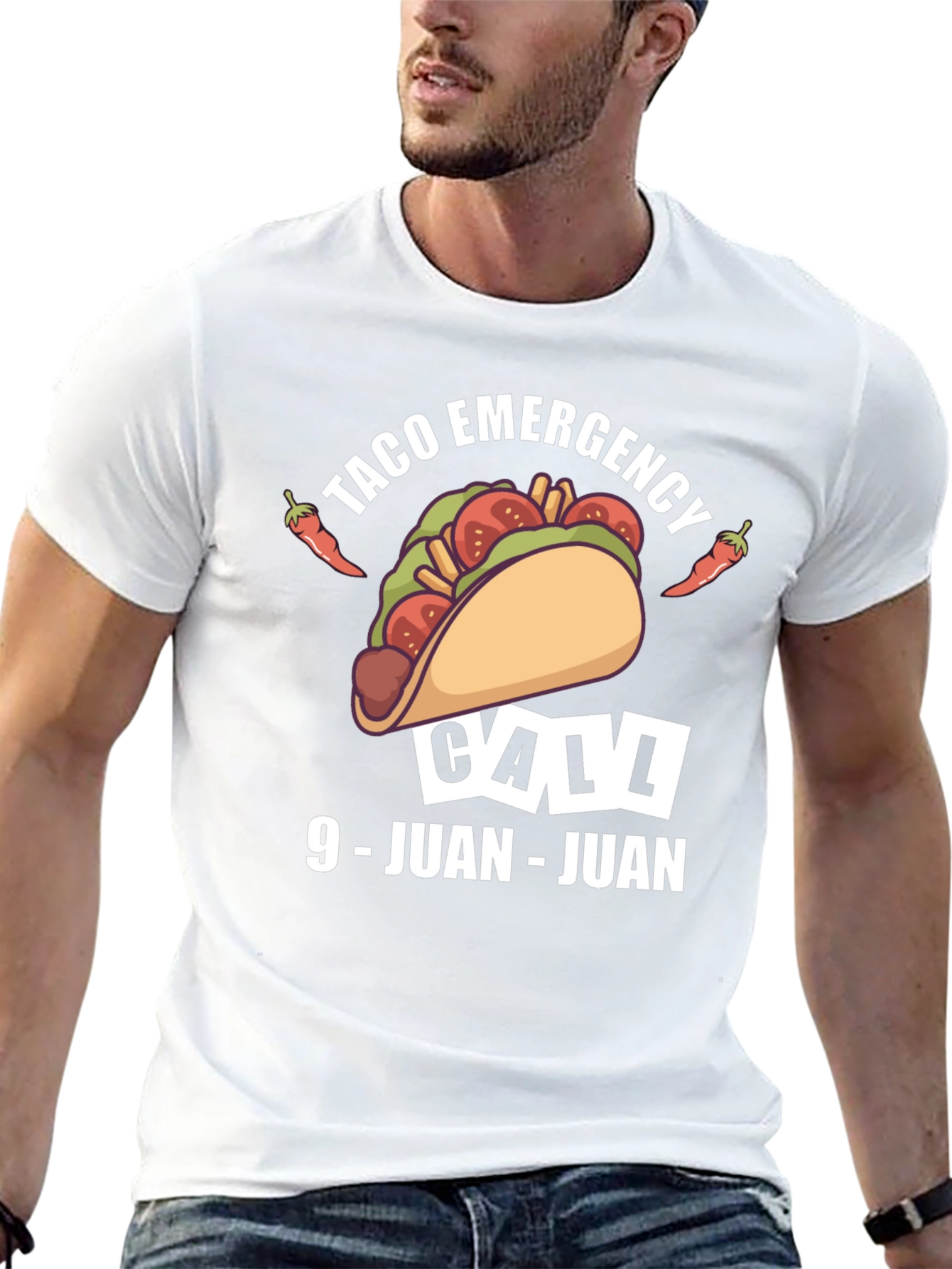 Taco Emergency T-Shirt - Call 9-Juan-Juan