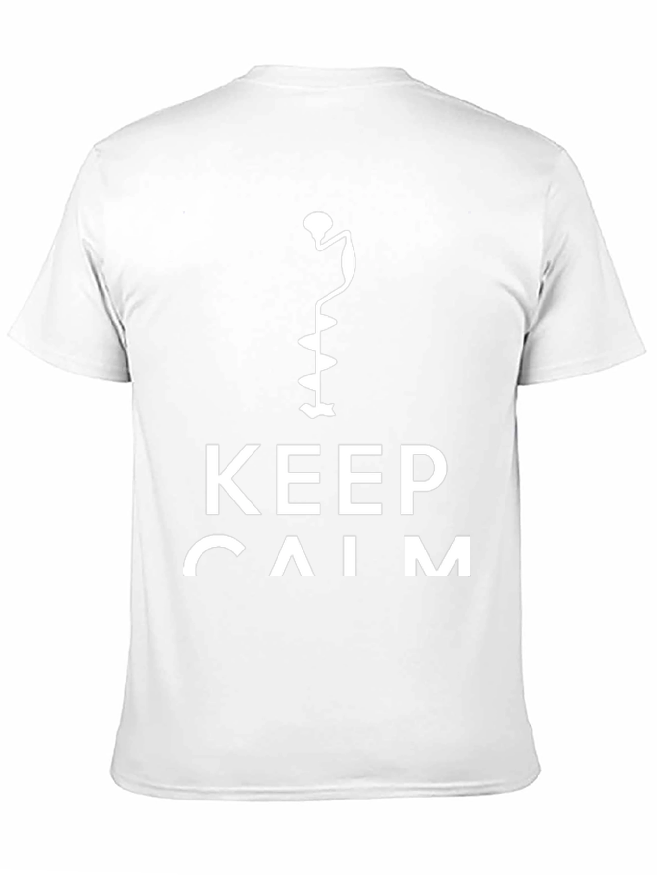 Keep Calm Ice Auger T-Shirt - Black